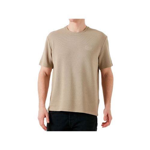T Shirt Boss Rib Homme Beige