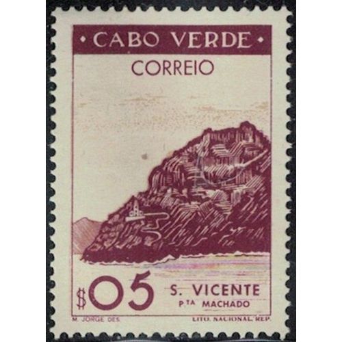 Cap Vert 1948 Île Ilha S. Vicente Pointe Ponta Machado Y&T Cv 249 Rp390
