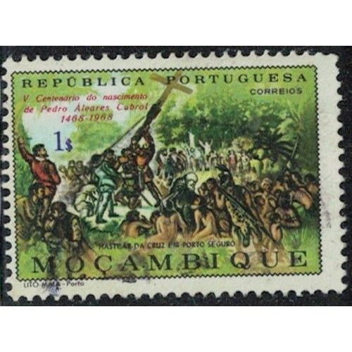 Mozambique 1968 Oblitéré Hastear Da Cruz Em Porto Seguro Pedro Alvares Cabral Y&T Mz 540 Su