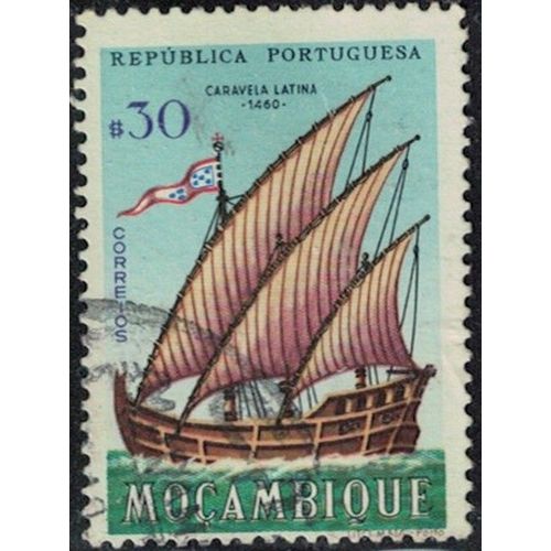 Mozambique 1963 Oblitéré Navire Voilier Caravela Latina Y&T Mz 492 Su