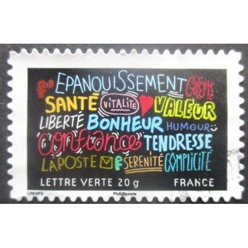 France Autoadhésif N°773 Meilleurs Voeux Oblitéré