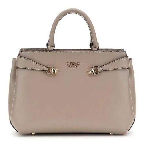 GUESS Sac à main taupe pour femme - Lorelei Girlfriend Satchel Dark Taupe 308088