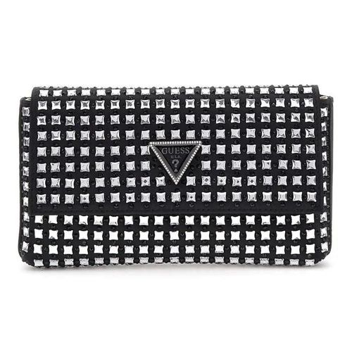 GUESS Sac de soirée noir pour femme - Zalina Flap Clutch 308886