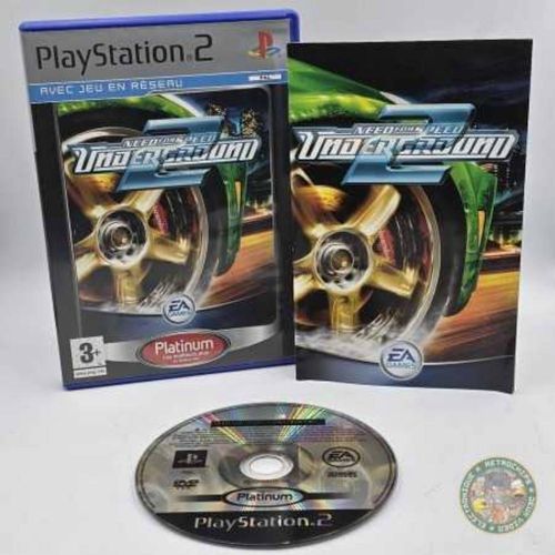 Jeu Ps2 : Need For Speed - Underground 2 (Platinum) , (Nfs Playstation 2)