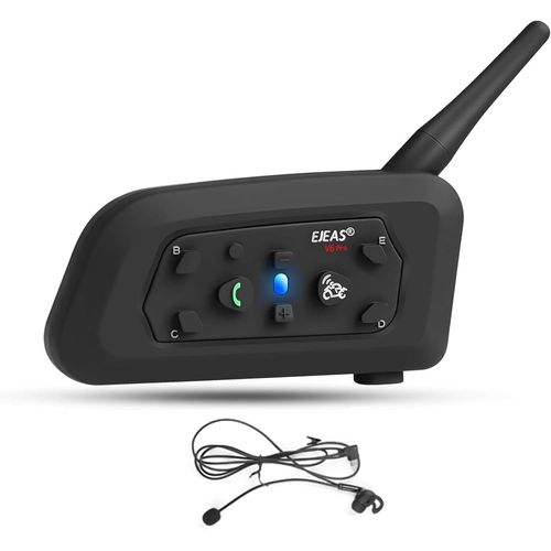 ytseazn-V6C Casque Bluetooth Arbitre 850 Mah Full Duplex 1200 M Interphone Bluetooth Sans Fil Avec Casque Et Bracelet De Course Pour Soccer Hockey Rugby Sport,Usb-C(1 Pièce)