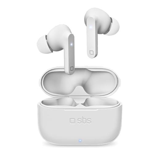 SBS Urban Pro Casque True Wireless Stereo (TWS) intra-auriculaire Appels/Musique Bluetooth Blanc (20?h, Filaire, Sans fil), ?couteurs, Blanc
