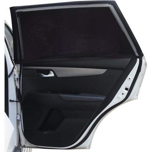 Ytseazn-Pare Soleil Voiture Bébé,Protection Uv Maximale Pour Bébés Enfants Et Animaux Domestiques Installation Facile 2 Pcs Pare-Soleil Compatibles Avec La Plupart Des Véhicule Noir(L)