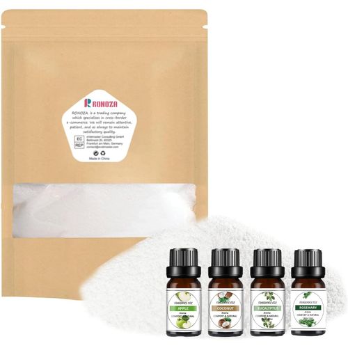 Ytseazn-Sable De Bougie Parfumé 1000g Avec 4 Parfums,Romarin,Eucalyptus,Pomme,Noix De Coco,Bougies Sable,Granulés De Cire Pour Faire Soi-Même Une Bougie De Cire Pour Toutes Les Tailles