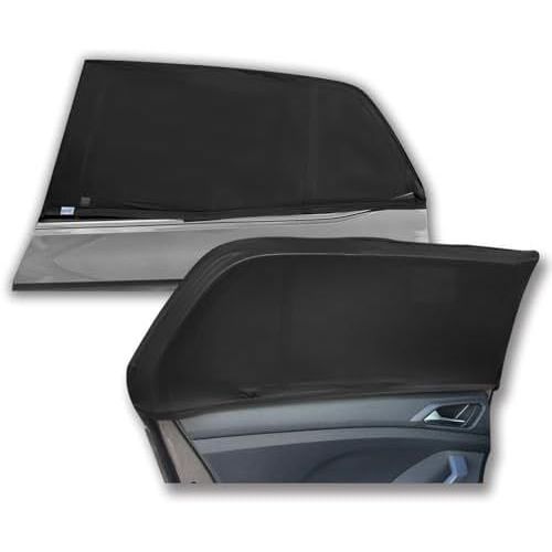 Ytseazn-Pare-Soleil De Voiture Pour Bébé,Pare-Soleil De Voiture Pour Enfants,Moustiquaire Pour Voiture,Double Tissu Pour Une Protection Uv Maximale(54x100 Cm)