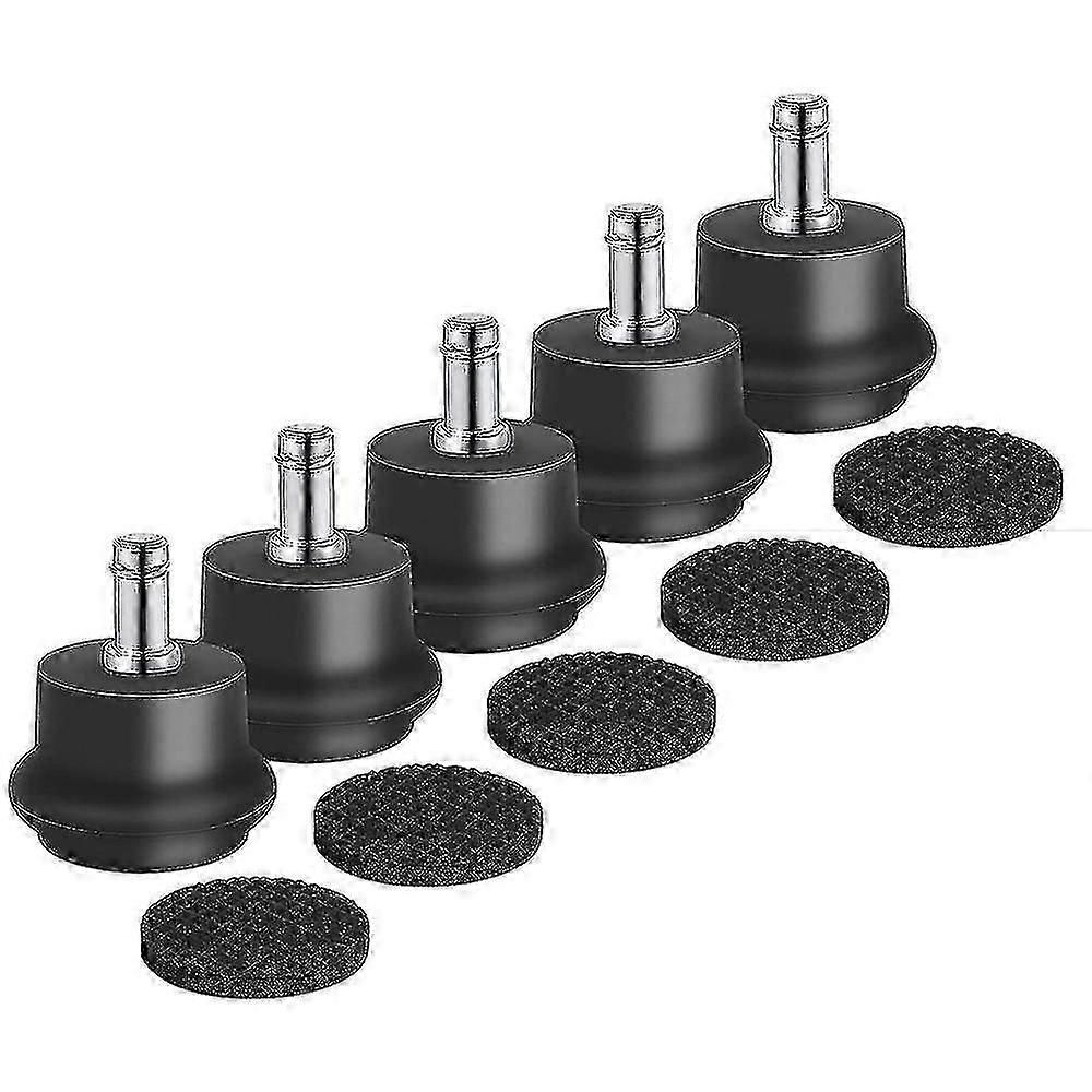 5pcs Chaise De Bureau Ou Tabouret Pivotant Roues Pivotantes - Gliss...