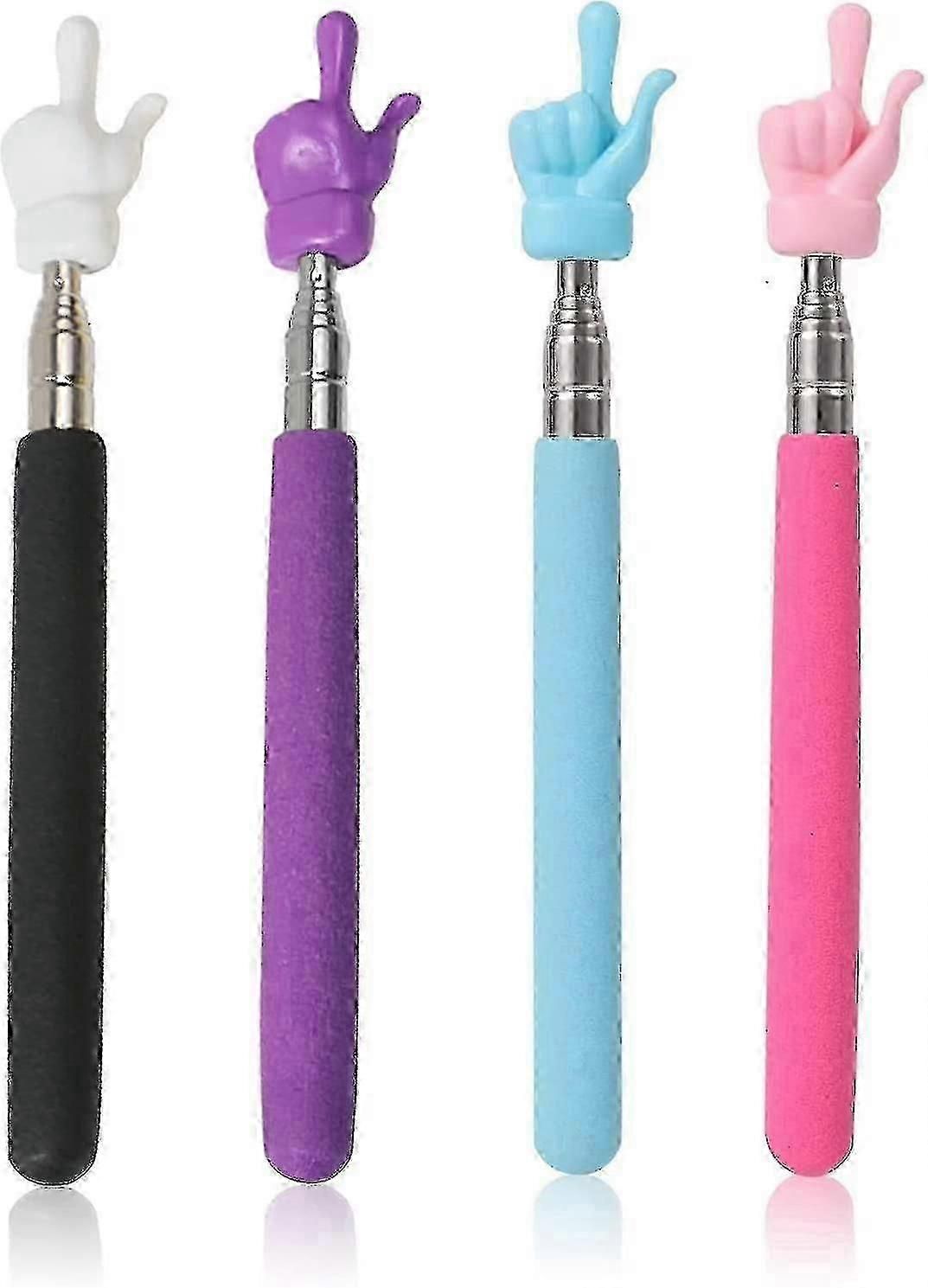 4pcs Enseignants Télescopiques Pointeur, Mini Pointeurs De Main Poi...