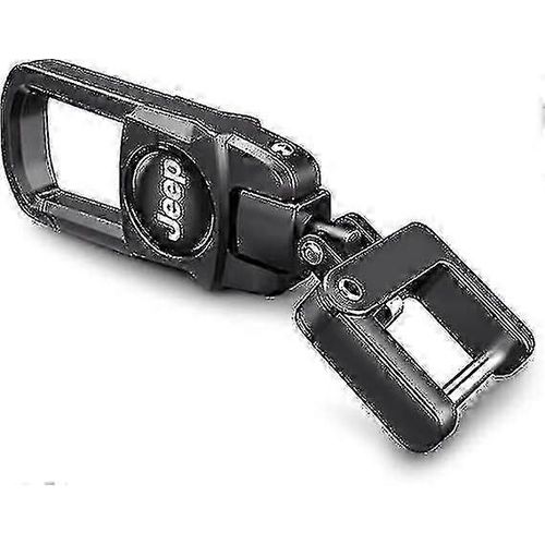 Jeep Metal Car Keychains Remplacement Avec Logo, Jeep Car Key Chain, Porte-Clés Pour Hommes, Porte-Clés Accessoires, Famille Cadeau, Noir