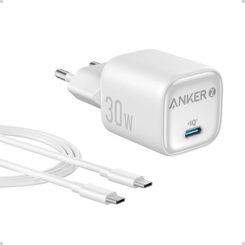 Mondodigitale-Zolo Chargeur Gan Compact, Port Usb-C 30 W, Contrôle De Température Amélioré, Petit Format Et Recharge 3 X Plus Rapide, Pour Iphone, Ipad, Samsung, Pixel, Et Autres