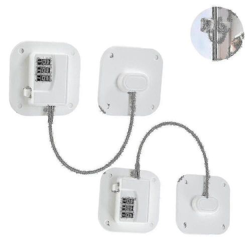 Paquet De 2 Serrure De Réfrigérateur À Combinaison Robuste Serrure De Réfrigérateur De Haute Qualité Ty