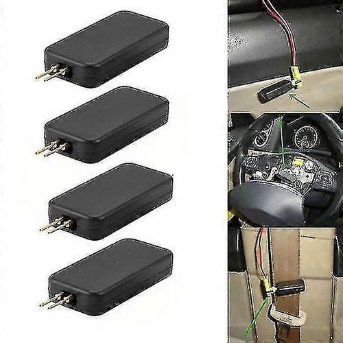 Suxm Car Airbag Simulator Testeur Test Instrument Résistance Bypass Fault Finding4pcsblack)