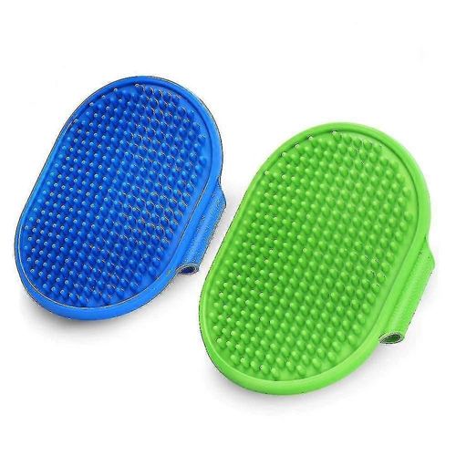 Sxbd 2 Pack Brosse De Toilettage Pour Chien, Brosse De Bain Pour Animaux De Compagnie Premium, Peigne En Caoutchouc De Massage Apaisant, Poignée D¿Anneau Réglable, S