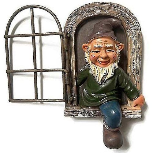 Gnomes de jardin Statue de gnome de jardin résistant aux intempéries, décor en résine gnome