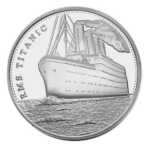 Collectionner pièce titanic motif commémoratif défi pièce cadeau alliage de fer matériau pièce cadeau parfait cadeaux pour pièce de monnaie collectionneur