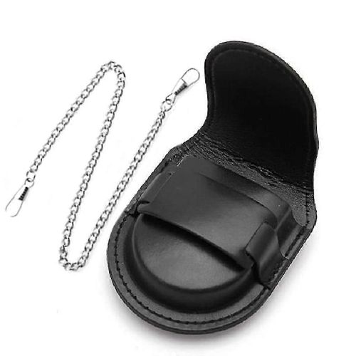 Housse En Cuir Vintage Classic Pocketed Watch Box Chain Pocket Watch Rangement