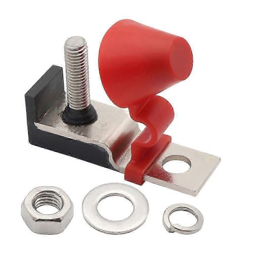 Bloc de fusibles de bornier, 300A 58V-DC max, goujon simple 5/16 quot; (M8)