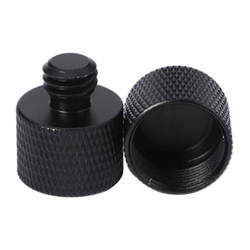 2pcs adaptateur de pied de micro 5/8 femelle à 3/8 mâle fileté trépied montage de trépied adaptateur à vis pack combiné pour support de microphone et support
