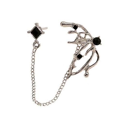 2023 Boucle D¿Oreille Papillon Une Pièce Pour Femmes Filles Strass Piercing Ear Clip