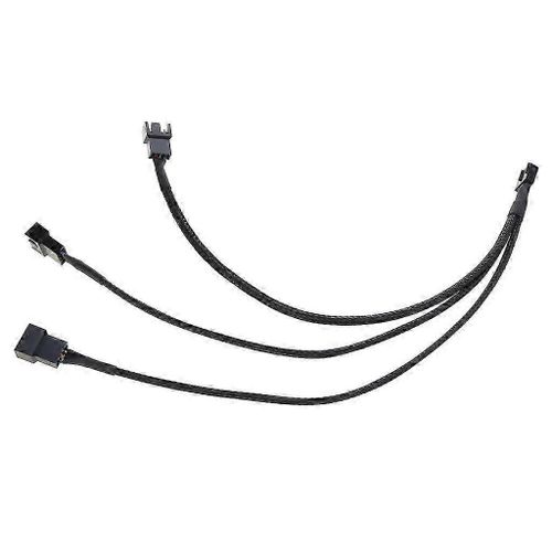 Carte mère 1 à 3 ports PWM Fan 3 broches Refroidissement Ventilateur Hub Extension Câble répartiteur
