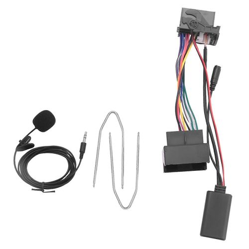 Voiture Bluetooth 5.0 Aux Câble Microphone Mains Libres Téléphone Mobile Adaptateur d¿appel gratuit pour Peugeot Citr