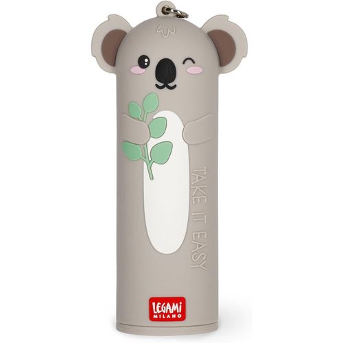 Mondodigitale-Chargeur Portable-My Super Power, Recharge 2 Appareils Simultanément, Câble Usb Type C Inclus, Banque D'alimentation Portable, Diamètre 3,5 Cm, Hauteur 11,60 Cm, Koala