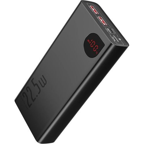 Mondodigitale-Batterie Externe 20000mah, Power Bank 22,5w Usb C Chargeur Portable Grande Capacité Rapide Avec 3 Ports Usb Sortie & Ecran Lcd Pour Iphone 12 11 Xs Pro Max Mini Samsung Huawei Et Autres