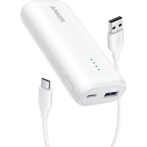 Mondodigitale-321 Batterie Externe (Powercore 5k), 5 200 Mah Powerbank, Compatible Avec Iphone15/14/13/12, Samsung, Google Pixel, Lg Et Bien Plus Encore (Blanc)