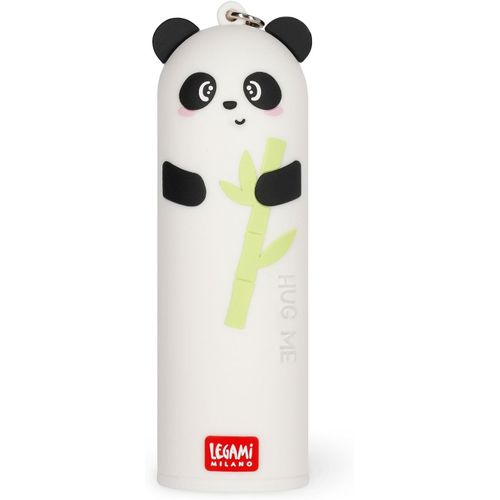 Mondodigitale-Chargeur Portable-My Super Power, Recharge 2 Appareils Simultanément, Câble Usb Type C Inclus, Banque D'alimentation Portable, Diamètre 3,5 Cm, Hauteur 11,60 Cm, Panda