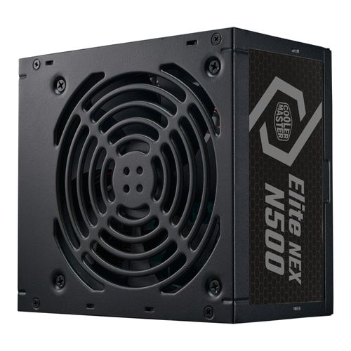 Cooler Master ALIMENTATORE 500W ELITE NEX N500 240V PFC ATTIVO 1-FAN 120MM, Alimentation PC, Noir