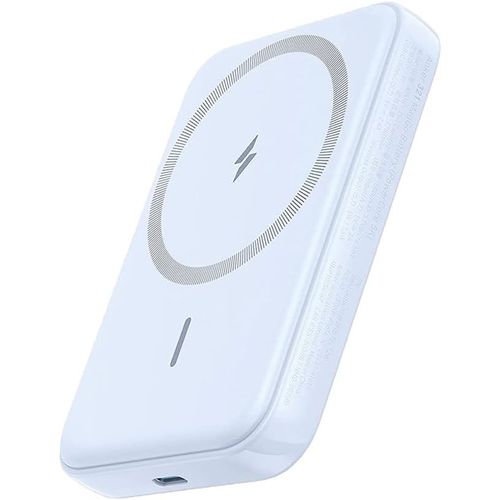 Mondodigitale-321 Magnetic Battery (Powercore Magnetic 5k), 5,000mah Magnetic Wireless Portable Charger, Compatible With Iphone 15/14/13/12/Pro/Plus/Pro Max Series. (Violet)