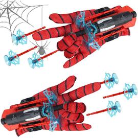 Gant de Lanceur Spider, 2 Unité Spider Launcher + 2 Gants Cosplay