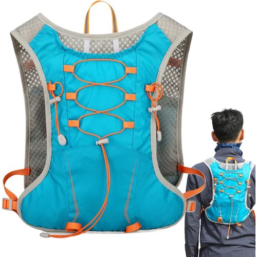 Sac À Dos D'hydratation Pour La Course À Pied | Poche À Eau Pour Jogging - Sac D'hydratation Réfléchissant Avec Sangles Réglables Pour Le Cyclisme, Le Jogging Et Le Camping