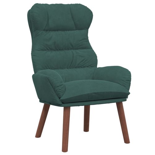 Vidaxl Fauteuil Relaxant Vert Foncé