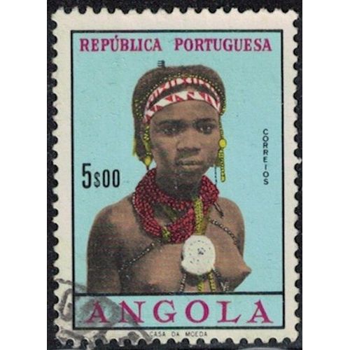 Angola 1961 Oblitéré Femmes De Angola Coiffures Y&T Ao 430 Su