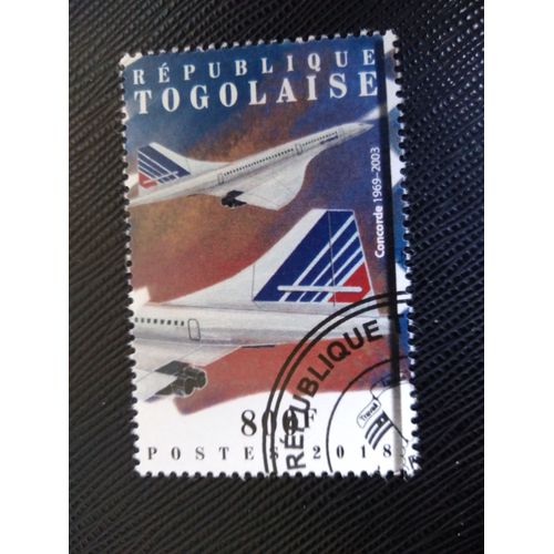 Timbre Togo Y T 6208 Concorde 2018 (120509 )
