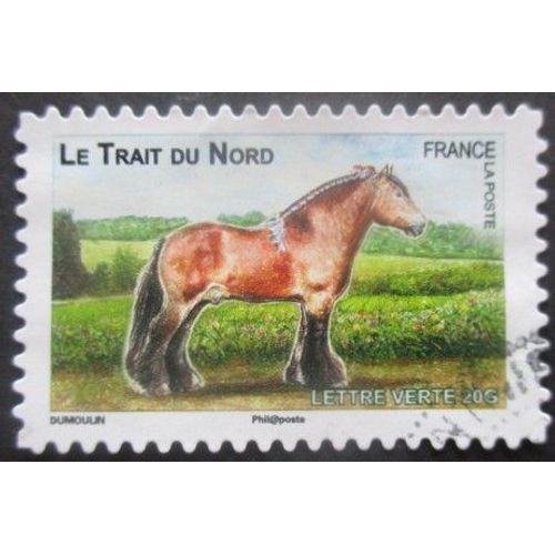 France Autoadhésif N°816 Cheval Oblitéré