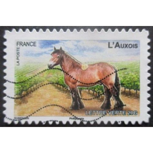France Autoadhésif N°823 Cheval Oblitéré