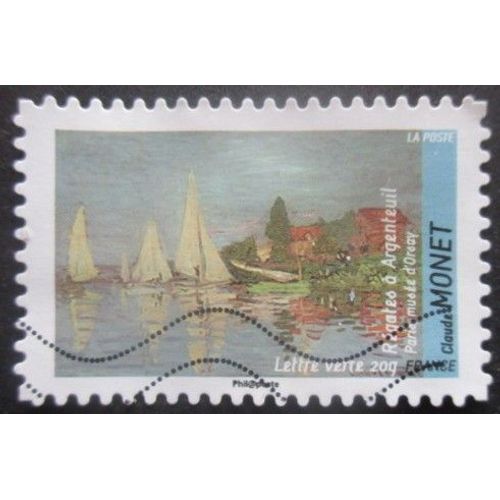 France Autoadhésif N°829 Tableau De Monet Oblitéré