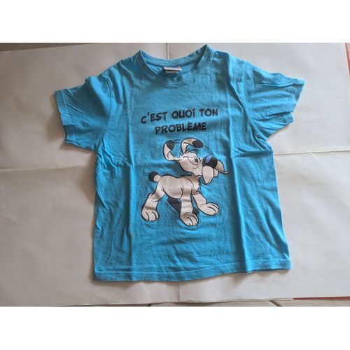 Tee Shirt Parc Astérix 2020 Idéfix : C&#39est Quoi Ton Problème Enfant 9 -11 Ans