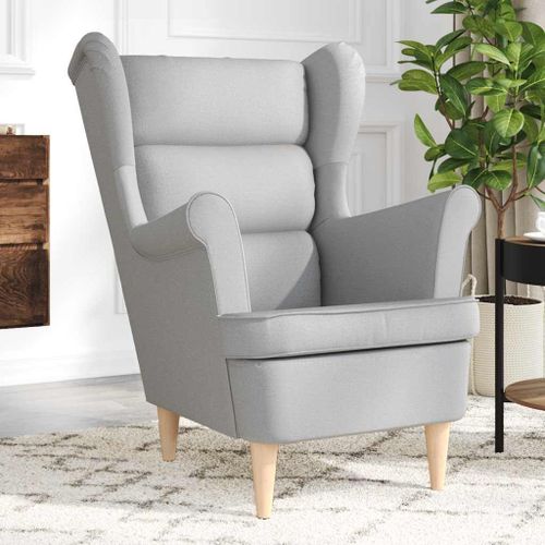 Vidaxl Fauteuil Gris Nuage 74x84x100 Cm Tissu