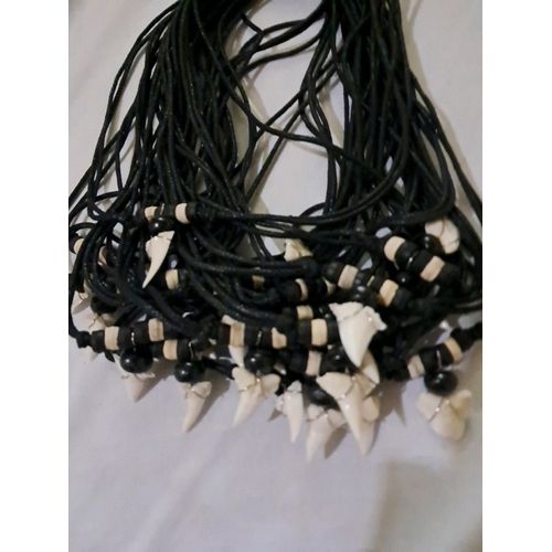 Lot De 10 Colliers Dent De Requin ¿ Style Surf, Tribal & Bohème