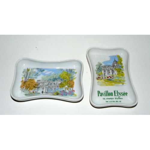 2 Petits Cendriers Le Pré Catelan Et Pavillon Élysée