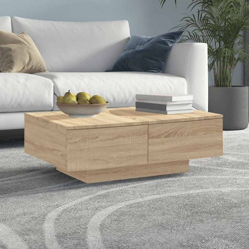 Vidaxl Table Basse Chêne Sonoma 90x60x31 Cm Aggloméré