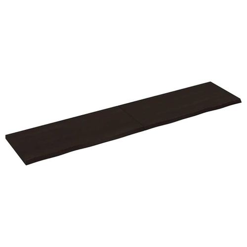 Vidaxl Étagère Murale Marron Foncé Bois Chêne Massif Traité