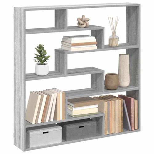 Vidaxl Étagère Cube Murale 7 Compartiments Sonoma Gris