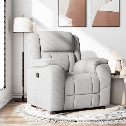 Vidaxl Fauteuil Inclinable Gris Nuage Tissu